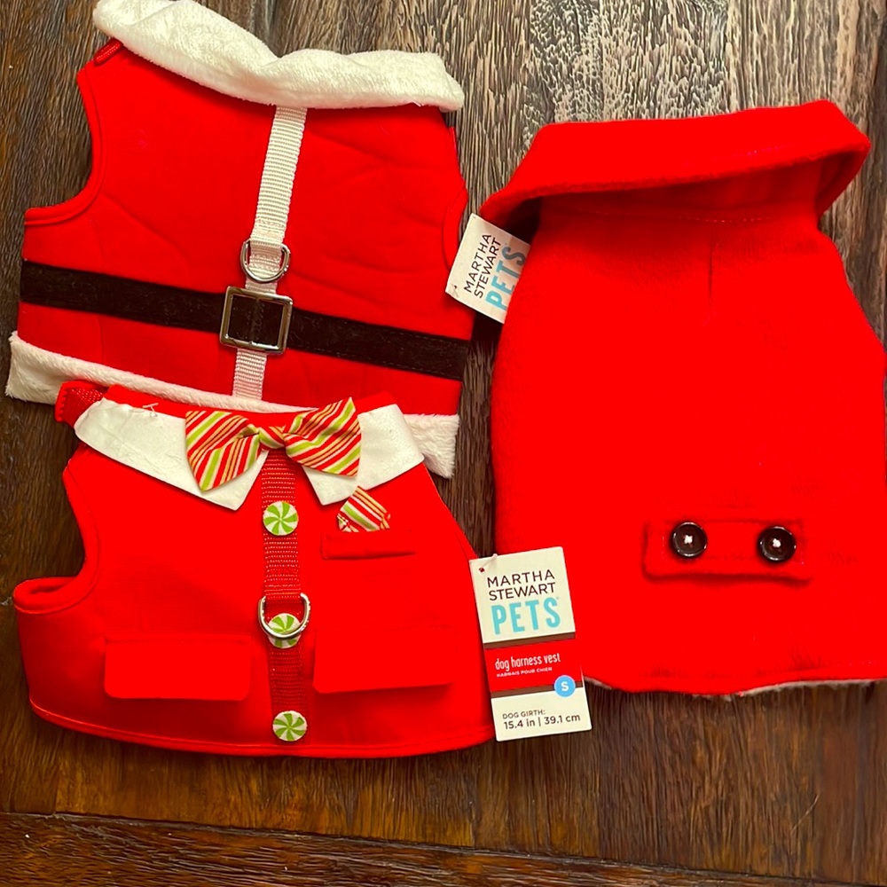 Martha Stewart Pets harnesses and coat